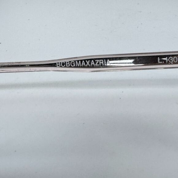 BCBG MAXAZRIA Hilda Brown Blue Square Eyeglasses Frames 50-16 130 H17664 - Picture 5 of 7